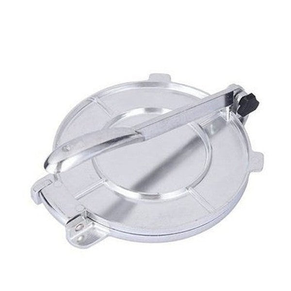 Tortilla Press Maker Pasta Molds & Stamps 8in Silver Aluminum press for dough to make tortillas – Dondepiso