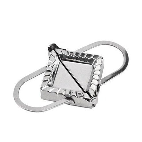 Manual Steel Ravioli Maker Pasta Molds & Stamps Silver Manual Steel Ravioli Cake Mold Maker · Dondepiso