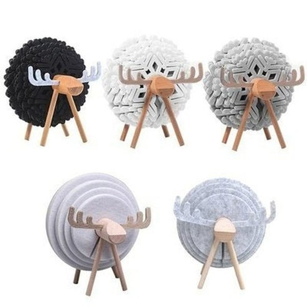 Cartoon Table Cup Mats Placemats Cartoon Animal Table Cup Placemats Set · Dondepiso