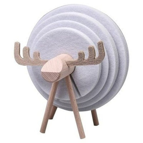 Cartoon Table Cup Mats Placemats Round White Cartoon Animal Table Cup Placemats Set · Dondepiso