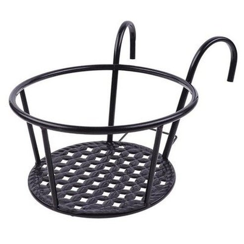 Round Hanging Pot Pot & Planter Liners Black / 1 Round Hanging Iron Pot for Outdoor use · Dondepiso
