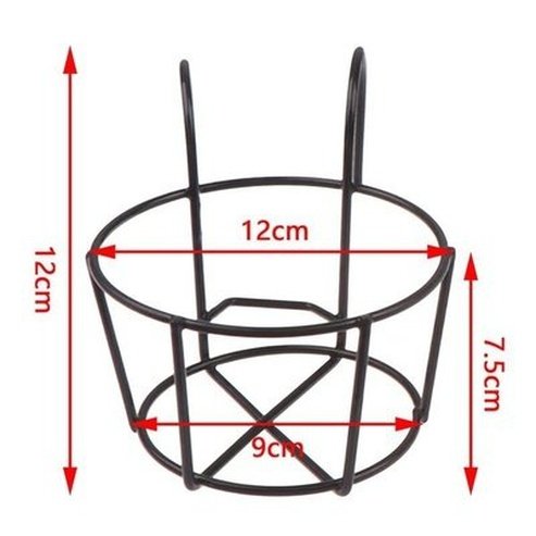 Round Hanging Pot Pot & Planter Liners Round Hanging Iron Pot for Outdoor use · Dondepiso