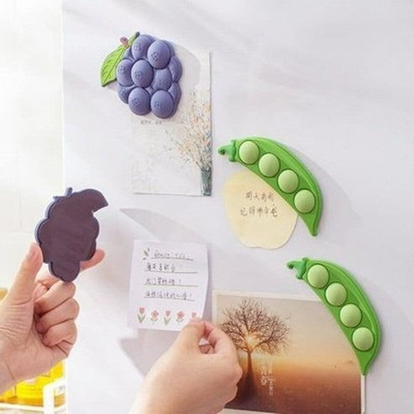 Cartoon Refrigerator Magnets Refrigerator Magnets Cartoon Grape Peas PVC Refrigerator Magnets · Dondepiso
