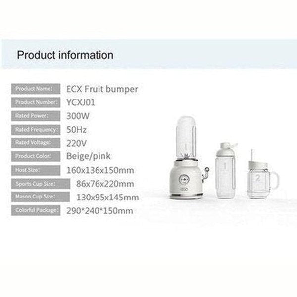 Retro Portable Mini Hand Juicer Fruit