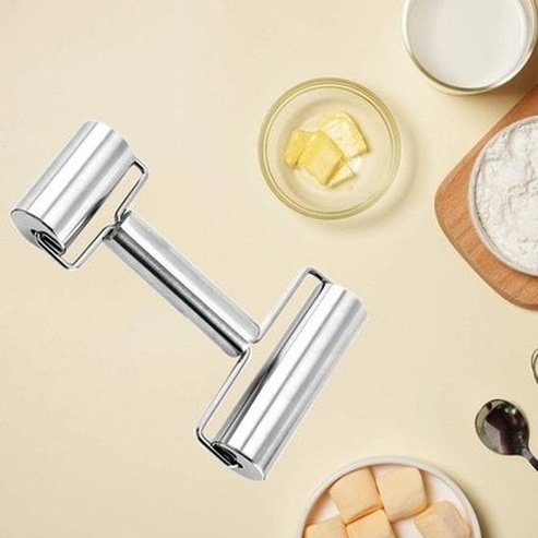 Pasta Rolling Pin Rolling Pins Mini Stainless Steel Double Headed Rolling Pin · Dondepiso