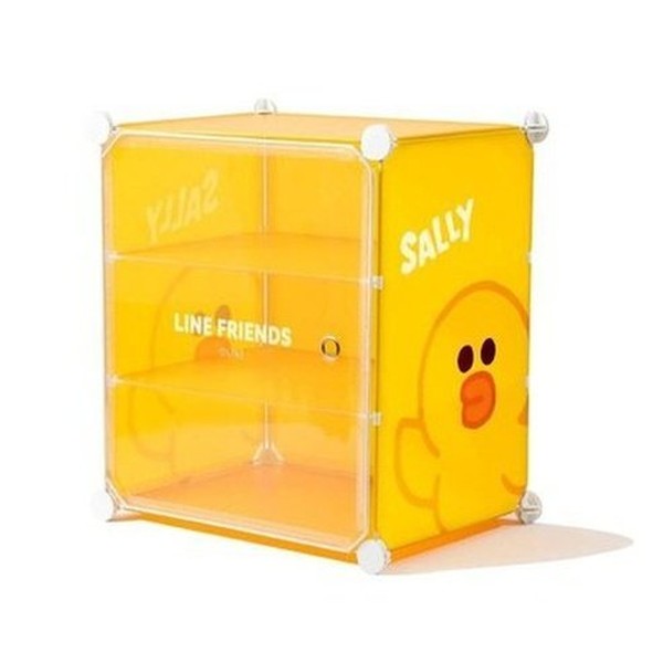 LINE FRIENDS Shoe Rack Shoe Racks & Organizers Sally LINE FRIENDS Cartoon Brown Cony Sally Shoe Rack - Dondepiso