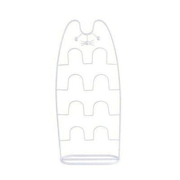 Cat Shoe Rack Shoe Racks & Organizers White Punch-Free Installation Cat Shoe Rack - Dondepiso
