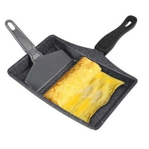 Curved Frying Pan Skillets & Frying Pans Black Non-stick Curved Design Omelette Frying Pan - Dondepiso