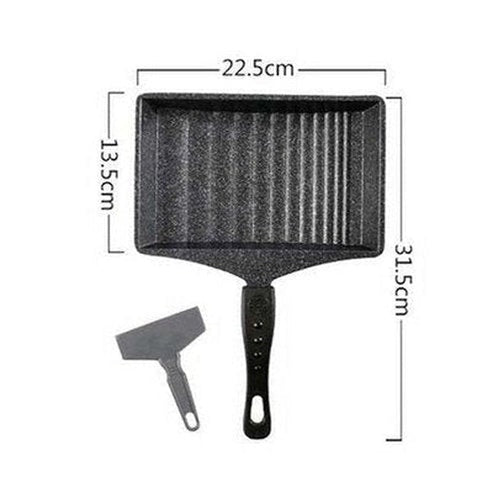 Curved Frying Pan Skillets & Frying Pans Black Non-stick Curved Design Omelette Frying Pan - Dondepiso