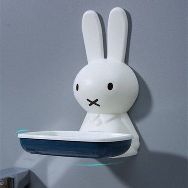 Cartoon Soap Holder Soap Dishes & Holders White Cartoon Soap Storage Dish with Drain Holder – Dondepiso