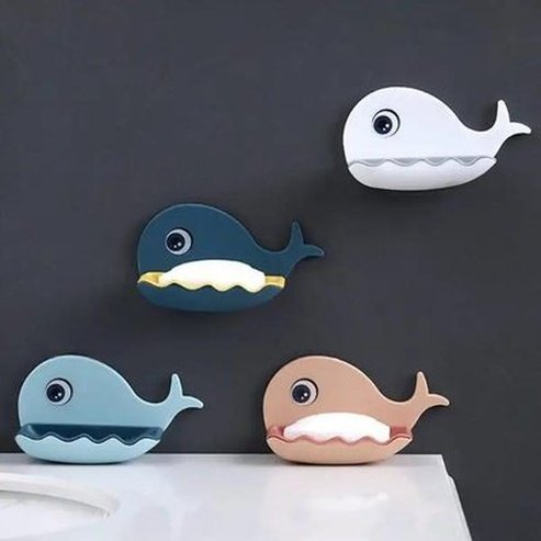 Cartoon whale Soap Dish Holder