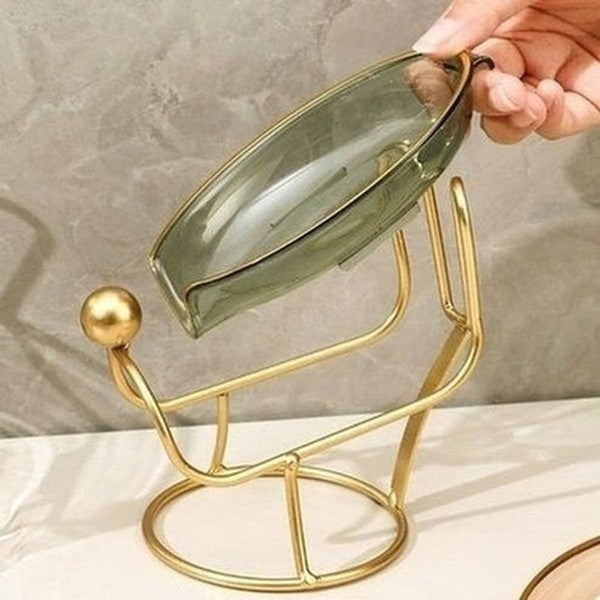 Golden Soap Dish Soap Dishes & Holders Golden Golden Creative Rabbit Shape Soap Dish · Dondepiso