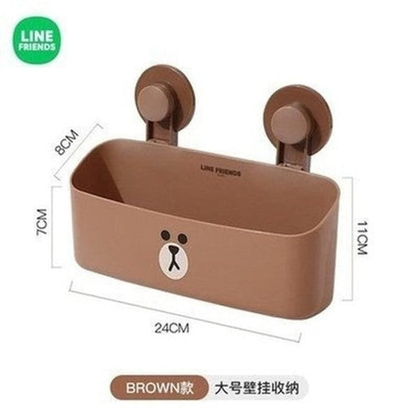 LINE FRIENDS Bathroom Soap Box Soap Dishes & Holders LINE FRIENDS Cartoon Brown Sally Bathroom Soap Box - Dondepiso