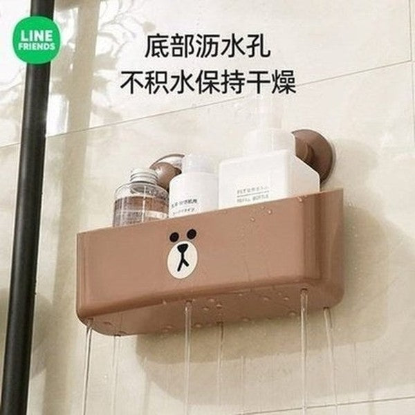 LINE FRIENDS Bathroom Soap Box Soap Dishes & Holders LINE FRIENDS Cartoon Brown Sally Bathroom Soap Box - Dondepiso