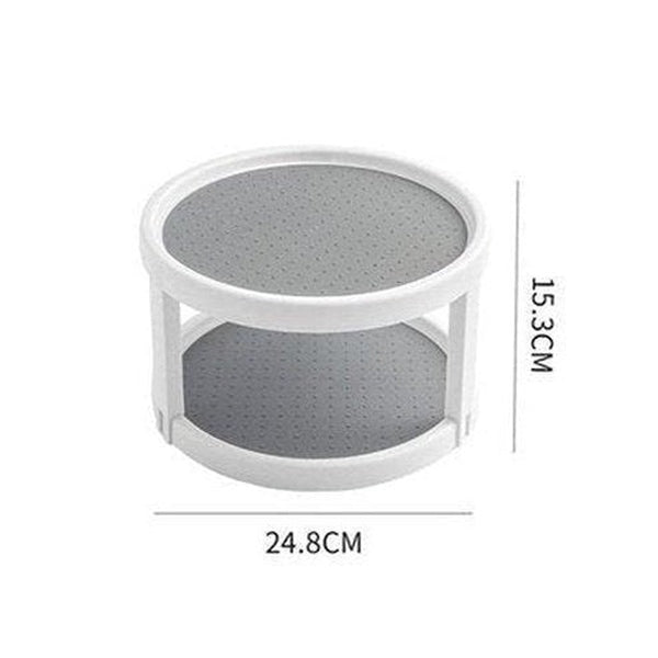 Rotating Spice Tray Organizer Spice Organizers double layer 360 Degree Rotating Spice Tray Organizer - Dondepiso