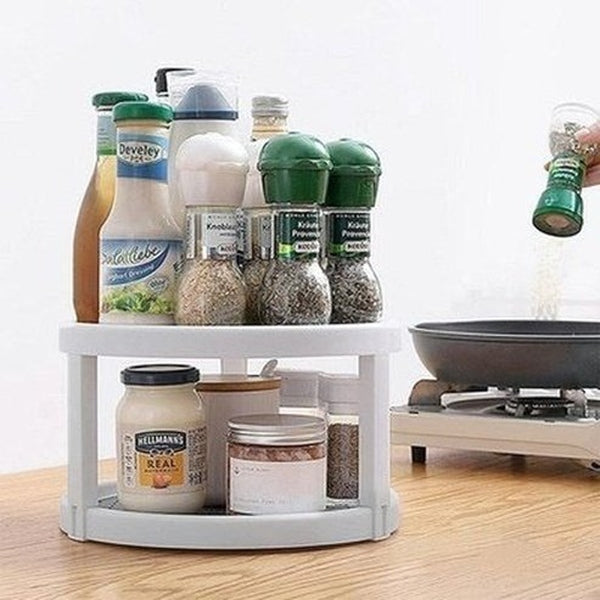 Rotating Spice Tray Organizer Spice Organizers 360 Degree Rotating Spice Tray Organizer - Dondepiso