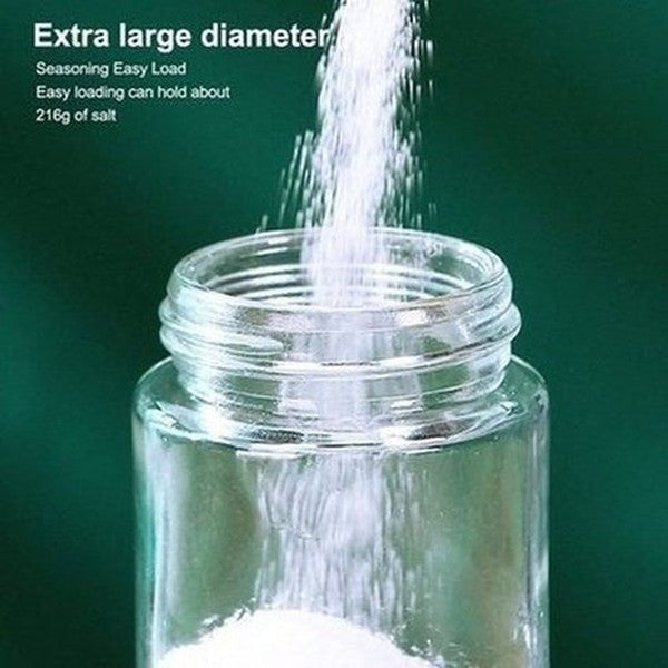 Glass Dispensing Seasoning Jar Spice Organizers Dust Proof Glass Dispensing Seasoning Jar · Dondepiso