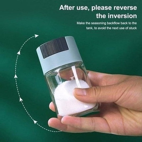 Glass Dispensing Seasoning Jar Spice Organizers Dust Proof Glass Dispensing Seasoning Jar · Dondepiso