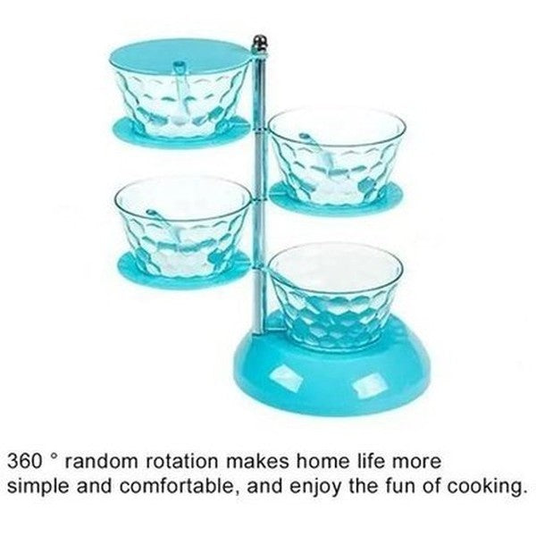 Vertical Seasoning Box Spice Organizers Rotatable multi-layer vertical seasoning box – Dondepiso