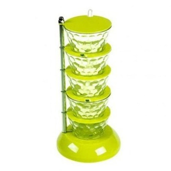 Vertical Seasoning Box Spice Organizers Green / 5 Layers Rotatable multi-layer vertical seasoning box – Dondepiso