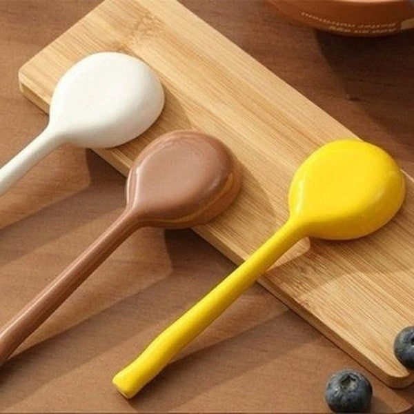 LINE FRIENDS Soup Spoon Spoons LINE FRIENDS Brown Sally Cony Ceramic Soup Spoon - Dondepiso