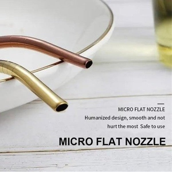 Metal Straw Spoon Spoons Stainless-steel spoon mate filter straw – Dondepiso