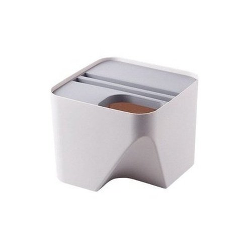 Stackable Trash Can 10L-white Stackable Trash Can – Dondepiso