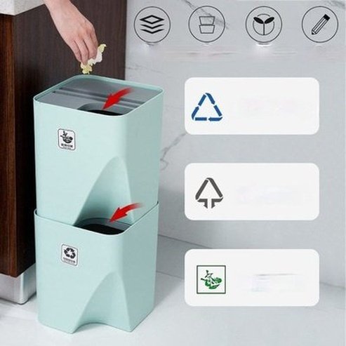 Stackable Trash Can Stackable Trash Can – Dondepiso