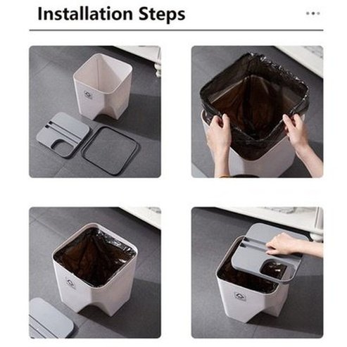 Stackable Trash Can Stackable Trash Can – Dondepiso