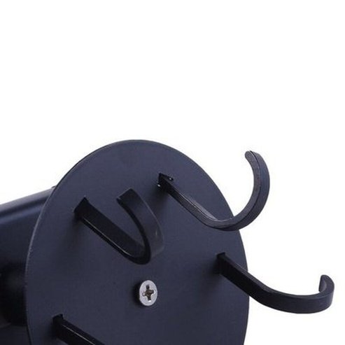 Kitchenware Storage Swivel Hook Storage Hooks & Racks Black Aluminum Kitchenware Storage Swivel Hook · Dondepiso