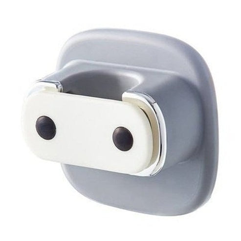 Wall Mop Holder Storage Hooks & Racks Gray Hanging Punch-Free Wall Mount Mop Hook · Dondepiso