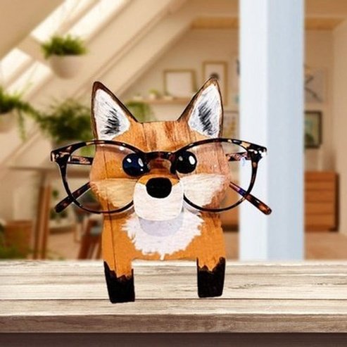 Cartoon Glasses Rack Storage Hooks & Racks Kawaii Wooden Cartoon Animal Glasses Rack · Dondepiso