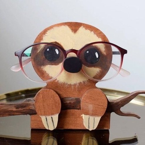 Cartoon Glasses Rack Storage Hooks & Racks Kawaii Wooden Cartoon Animal Glasses Rack · Dondepiso
