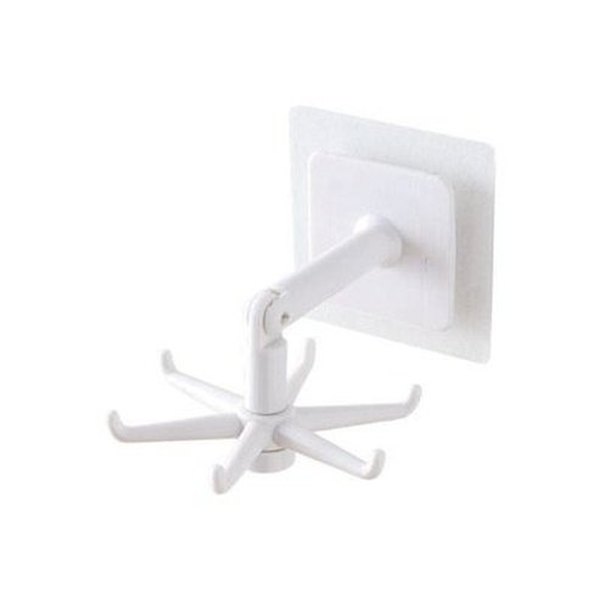 Swivel Hook Shelf Storage Hooks & Racks White Multipurpose Hanging Swivel Hook Rack – Dondepiso
