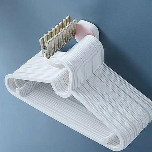 Hangers Organizer Rack Storage Hooks & Racks No drill hangers organizer rack – Dondepiso