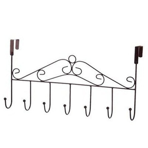 Over Door Rack Storage Hooks & Racks Bronze Over Door Hanging Storage Iron Rack · Dondepiso