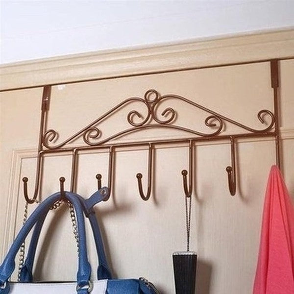 Over Door Rack Storage Hooks & Racks Over Door Hanging Storage Iron Rack · Dondepiso