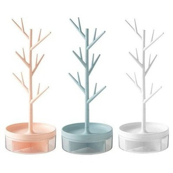 Jewelry Necklace Tree Rack Storage Hooks & Racks Rotatable Jewelry Necklace Storage Rack – Dondepiso