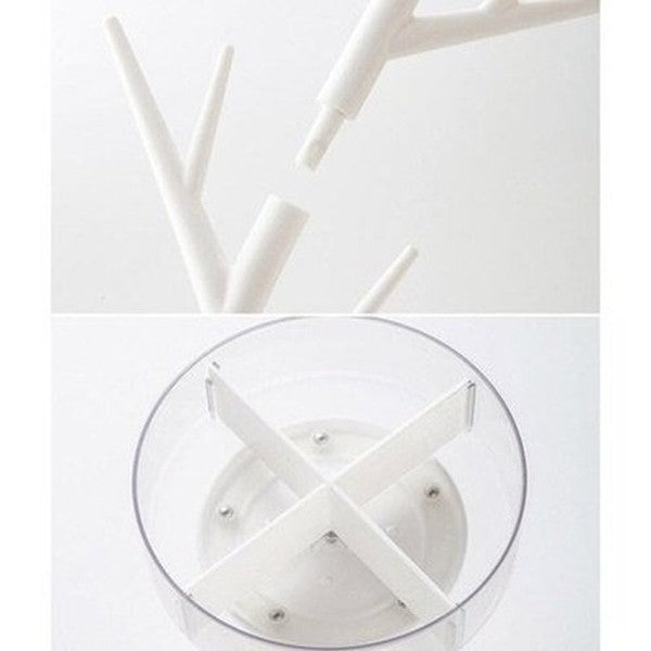 Jewelry Necklace Tree Rack Storage Hooks & Racks Rotatable Jewelry Necklace Storage Rack – Dondepiso