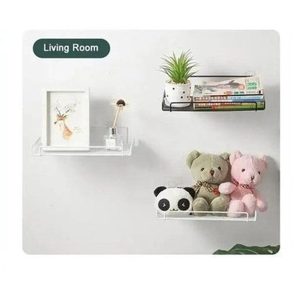 Router Storage Rack Storage Hooks & Racks Storage Shelf Over TV for Router – Dondepiso