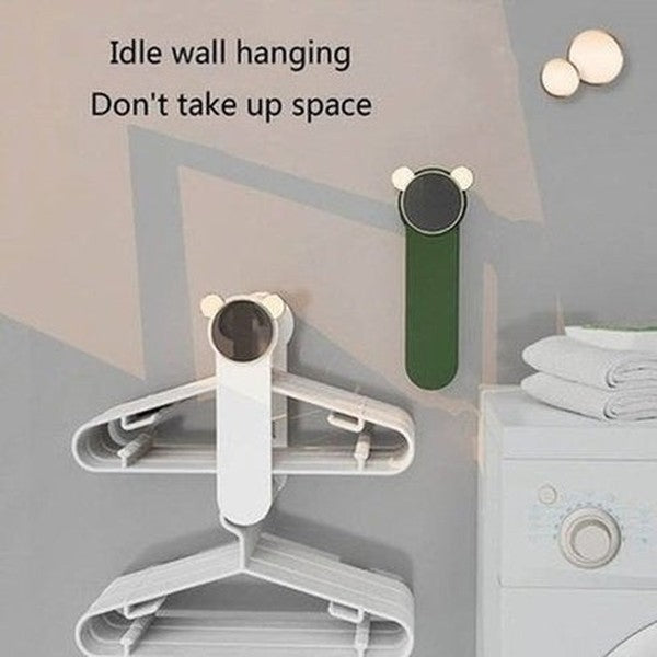 Hanger Storage Holder Storage Hooks & Racks Telescopic Clothes Hanger Storage Wall Rack · Dondepiso