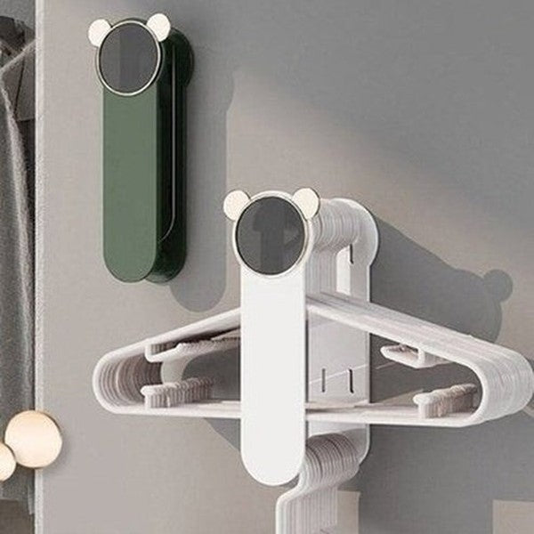 Hanger Storage Holder Storage Hooks & Racks Telescopic Clothes Hanger Storage Wall Rack · Dondepiso