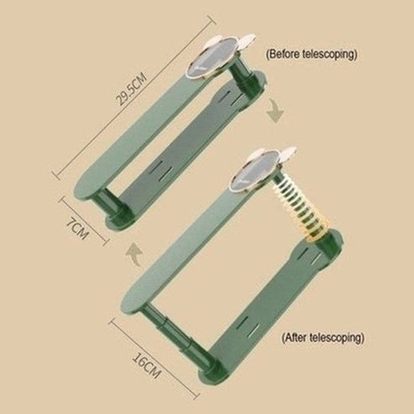 Hanger Storage Holder Storage Hooks & Racks Telescopic Clothes Hanger Storage Wall Rack · Dondepiso