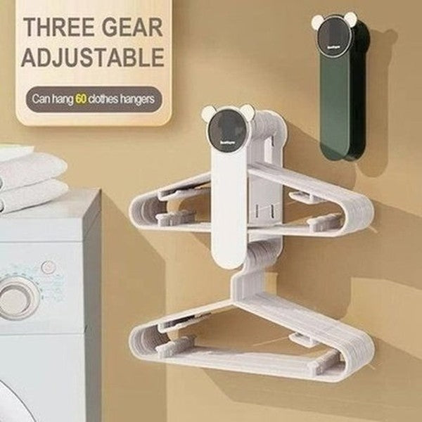 Hanger Storage Holder Storage Hooks & Racks Telescopic Clothes Hanger Storage Wall Rack · Dondepiso