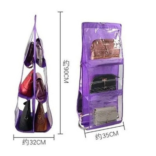 Hanging Storage Bag Storage & Organization 6 Pockets Hanging Storage Hanger Bag – Dondepiso