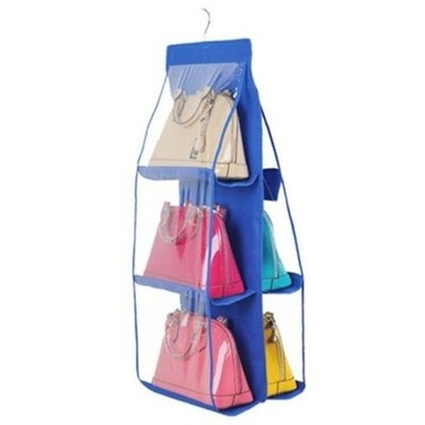Hanging Storage Bag Storage & Organization KF0105 6 Pockets Hanging Storage Hanger Bag – Dondepiso