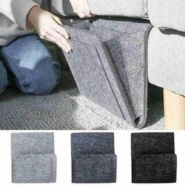 Bedside Storage Bag Storage & Organization Hanging Bedside Storage Bag Felt Bed Sofa Side – Dondepiso