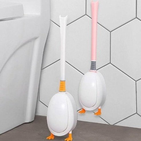 Cartoon Toilet Brush Toilet Brushes & Holders Cartoon Shape No Dead Corner Floating Toilet Brush – Dondepiso