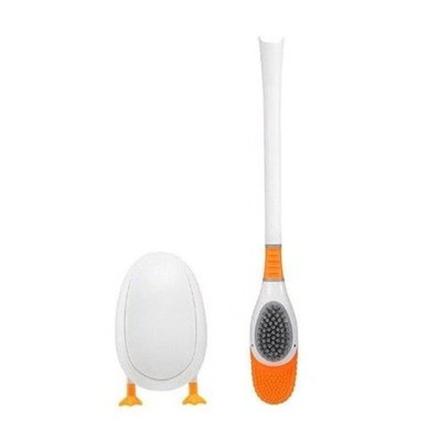 Cartoon Toilet Brush Toilet Brushes & Holders White / China Cartoon Shape No Dead Corner Floating Toilet Brush – Dondepiso