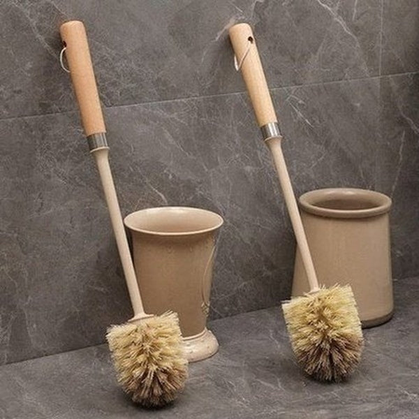 Nylon Toilet Brush Toilet Brushes & Holders Wooden Handle Nylon Head Toilet Cleaning Brush · Dondepiso